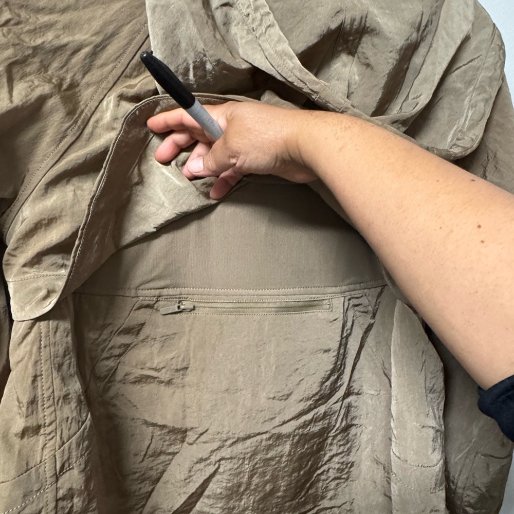 Lululemon Seek Vistas 1/2 Zip Jacket
 Frontier Size M/L Khaki - Picture 12 of 12